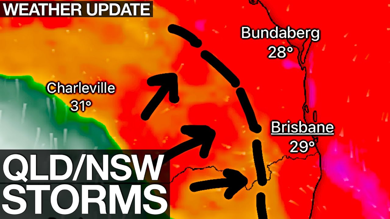 Thunderstorms Forecast in Queensland & NSW and Cyclone Forecast ...