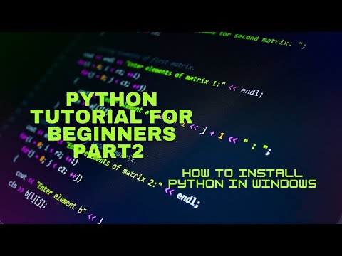 #How to install python in windows & run py interpreter #run python frm commandprompt & frm Notepad++