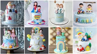 Sibling cake designs / Brother and Sister Birthday cake designs #siblingscake