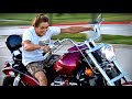 My Little Brother Levin Rides a Boss Hoss Motorcycle First Time V8 Chevrolet 350 Block Bike