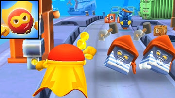 Red Ball Super Run - Gameplay Walkthrough Part 14 - Seaport Bustle #2 - (Android, iOS)