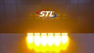Striker-6® TIR 6 Head LED Traffic Advisor Light Bar - Flash Patterns