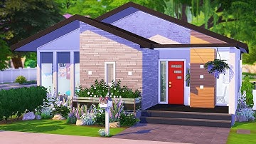 "TINY" HOUSE FOR A SINGLE MOM WITH 7 KIDS | The Sims 4 | Speed Build