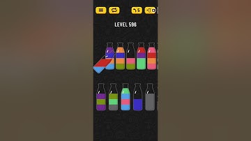 Soda Sort Puzzle Level 596 Walkthrough Solution Android/iOS
