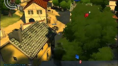 Bf heroes , commando gameplay with troop trap on VV (capture the flag.)