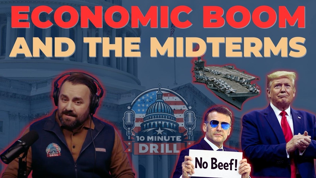 The February 12th episode of the 10 Minute Drill breaks down a MASSIVE jobs report, a looming DHS shutdown, Trump’s high-stakes positioning with Netanyahu and Iran, major themes coming out of the Munich Security Conference, surprising literacy polling, and France’s push to eat less meat for climate change.

Here’s what we cover:
📈 Blowout Jobs Report
130,000 jobs added vs. 65,000 expected
Hourly earnings up
Stock market surge
What this means for the 2026 midterms

🚨 DHS Shutdown Deadline Approaching
Friday funding cliff
FEMA, TSA, Coast Guard impacts
Schumer blames Republicans
Cybersecurity vulnerabilities during shutdowns
TSA warns frontline workers need funding

🌎 Trump, Netanyahu & Iran
Netanyahu meeting at the White House
Trump insists negotiations with Iran continue
Second aircraft carrier positioned
“Maximum pressure” strategy returns

🇩🇪 Munich Security Conference
Rubio in attendance
Europe pushed to invest more in defense
U.S.-Europe trade tensions
Non-tariff barriers and economic friction

📚 Literacy Polling Shock
New polling shows reading and literacy among top voter priorities
Education, public safety, and health care ranked
What this means politically

🥩 France vs. Meat
French government urges citizens to eat less meat for climate change
Backlash in the land of steak-frites

Plus: Fireworks in a House hearing featuring Pam Bondi.
If you want the facts, the context, and the political implications — without the fluff — this is your 10-minute download.

👉 Subscribe for daily breakdowns of politics, policy, and the stories the media won’t connect for you.
0:00 - Intro
0:54 - Positive Economic News
2:21 - Looming DHS Shutdown
4:20 - Trump, Netanyahu & Iran
5:25 - Rubio in Munich
7:08 - Literacy Polling
8:50 - France goes Vegitarian?

#JobsReport #DHSShutdown #Netanyahu #Iran #MunichSecurityConference #Trump #Midterms #Literacy #France #PoliticsPodcast


ABOUT 10 Minute Drill: 10 Minute Drill is your morning 10-minute rundown of the most important stories in news and politics, hosted by veteran political strategist Matt Whitlock. We’re keeping it fun, fast, and light so you can start your day on the right foot.

New episodes every Tuesday and Thursday!

Subscribe to 10 Minute Drill:  https://www.youtube.com/@TenMinuteDrill 

Follow 10 Minute Drill: 

➢10 Minute Drill on Twitter: https://x.com/10minutedrill
➢10 Minute Drill on Instagram: https://www.instagram.com/tenminutedrill/#


➢Subscribe on Apple Podcasts - https://podcasts.apple.com/us/podcast...
➢Subscribe on Spotify - https://open.spotify.com/show/2aaWD45...