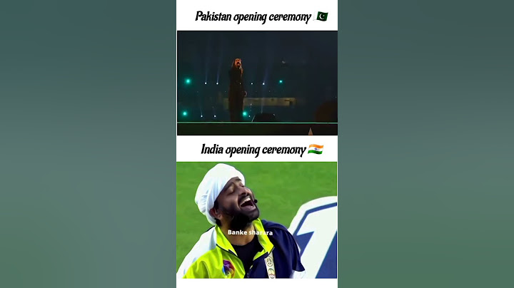 India vs Pakistan || best ceremony ? #song #shorts