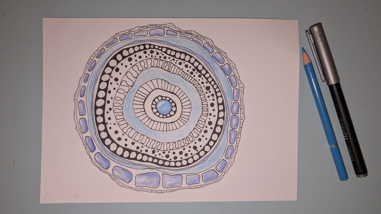 ציור מדיטטיבי - מרחב הנשימה