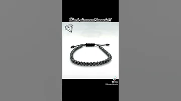 Black diamond bracelet.  Over 6 cttw of fabulous black diamonds! #blackdiamonds
