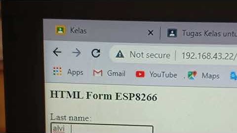 Antarmuka Sistem Microprosesor NodeMCU  (running teks DMD dengan input teks web) Muhammad Alvie
