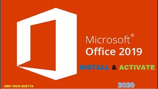 Install and Activate MS Office 2019 Pro Plus Full Version  ! 2020