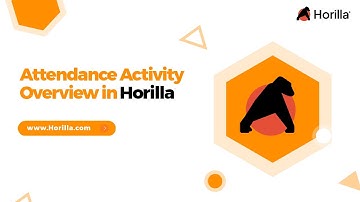 Overview of Attendance Activity in Horilla HRMS | Free HRMS Software | Attendance Management System
