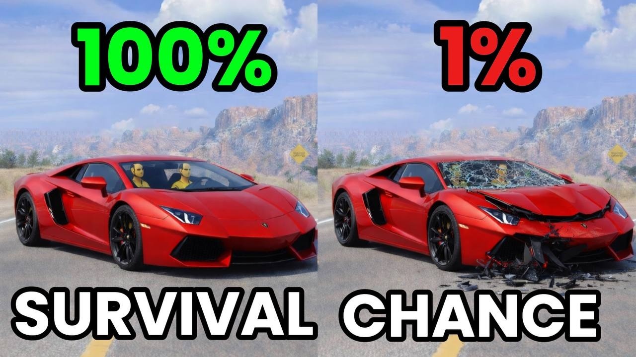 Realistic Crashes: Chance of Survival #18 | BeamNG.drive