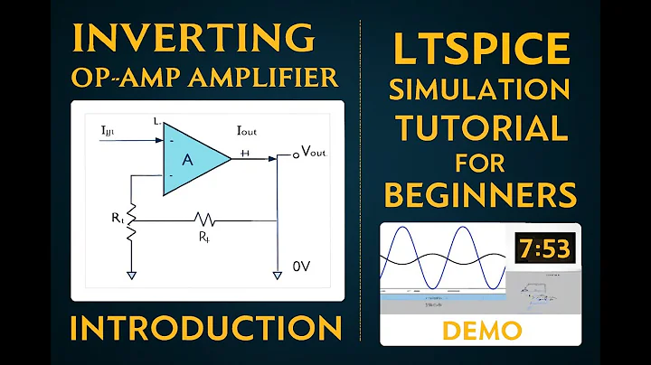 Inverting Amplifier Simulation in LTspice |  Electronic circuit simulation using LT spice 23