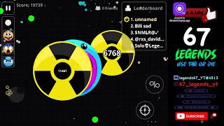 AGAR.IO LIVE US EAST1 &2.  Road to #4ksubs use (67legendslive) for mass. #live. IG: 67_legends_YT