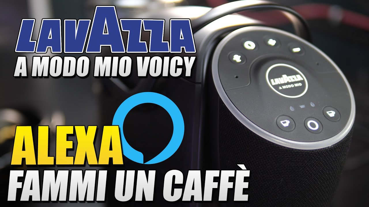 Lavazza, A Modo Mio Voicy, Macchina Caffè per Espresso, con Controllo  Vocale, Alexa Integrata e Controllo Smart Home, Compatibile con Capsule  Lavazza