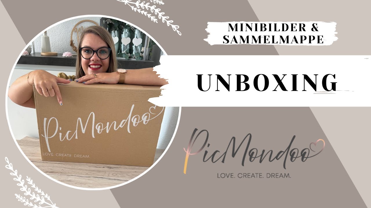 Diamond Painting Unboxing Picmondoo Minibilder und Sammelmappe
