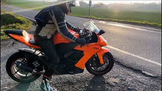 Kawasaki Ninja ZX-10R 2010 Shark Exhaust sound and acceleration