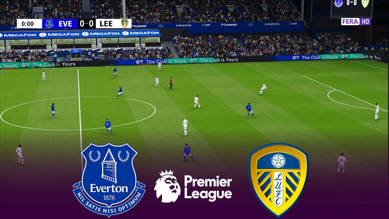 EVERTON vs LEEDS UNITED Live | Premier League 2026 | 26 January 2026 |Simulation PES 2021 Gameplay