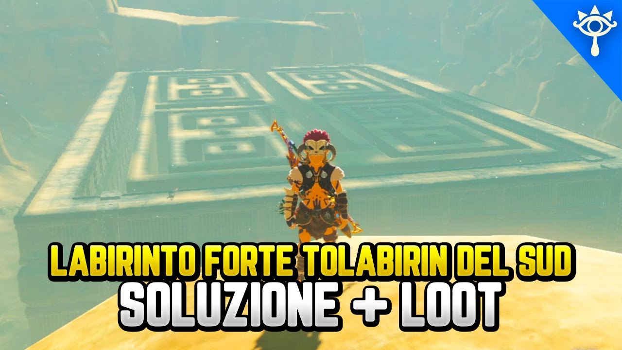 SOLUZIONE LABIRINTO FORTE TOLABIRIN DEL SUD + LOOT - Guida Zelda BOTW ITA
