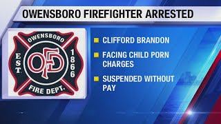 Owensboro firefighter arrested on child porn charges