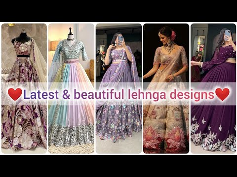 #latest &#beautiful lehnga designs for wedding✨💖✌ #zunairashah786 #viralvideo #dress #fashiontrends