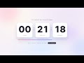 🌸 30 Minutes Timer · Minimal Pastel Aesthetic · Study / Focus / Sleep Countdown