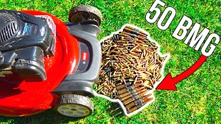 I Ran Over A Pile of Bullets With A Lawnmower