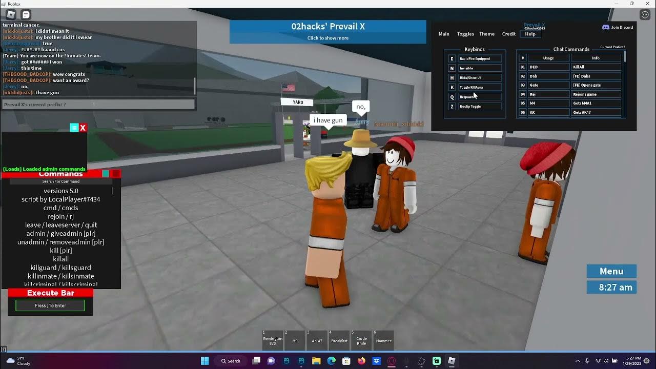 prison life script (patched) YouTube