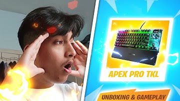 UNBOXING THE FASTEST KEYBOARD + GAMEPLAY (Steelseries Apex Pro TKL)