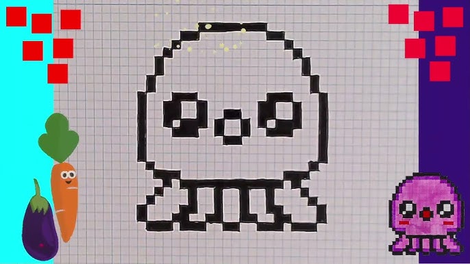 Pixel Art hecho a mano Como dibujar en papel cuadriculado paso a paso pulpo 🐙 - YouTube pixel-art-hecho-a-mano-como-dibujar-en-papel-cuadriculado-paso-a-paso-pulpo-youtube