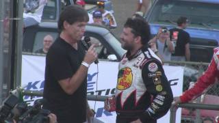 Williams Grove Speedway Kasey Kahne, Kyle Busch, Tony Stewart 8-5-10