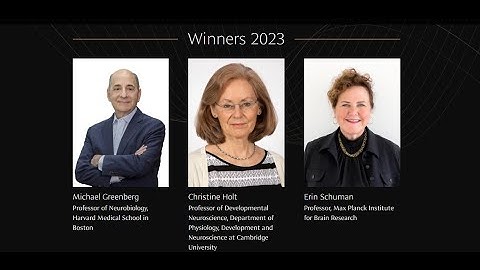 The Brain Prize 2023 | Portraits: Erin Schuman, Christine Holt & Michael Greenberg