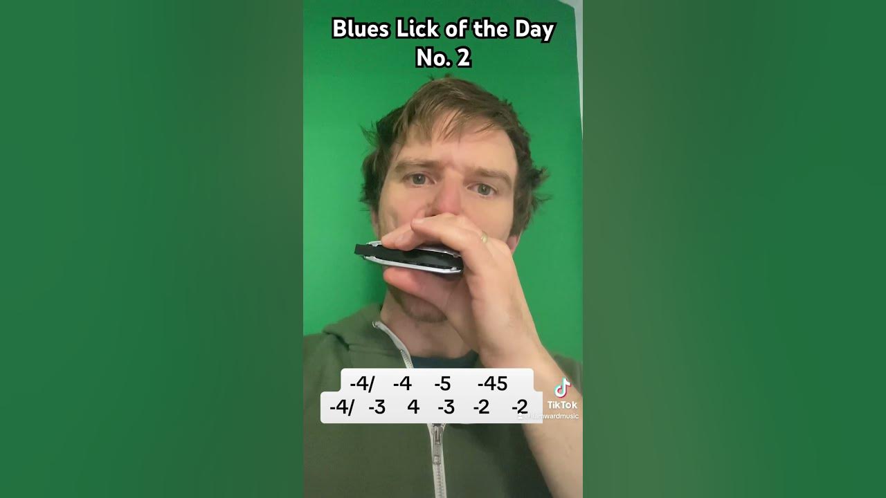 Blues Lick of the Day No. 2 #harmonica #harptabs #blues #harmonicalesson
