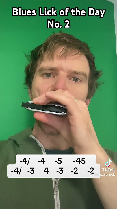 Blues Lick of the Day No. 2 #harmonica #harptabs #blues #harmonicalesson