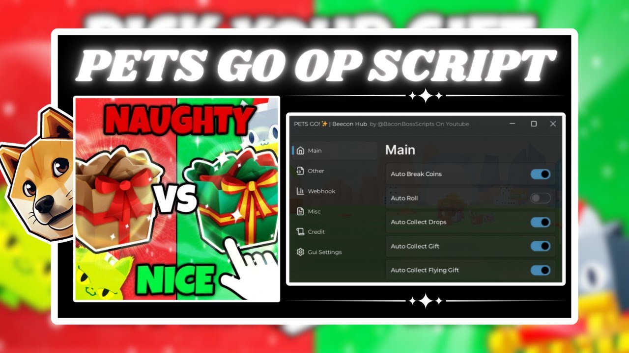 *NEW* PETS GO Script (PASTEBIN 2024) (CHRISTMAS EVENT, FIND ALL RELICS ...