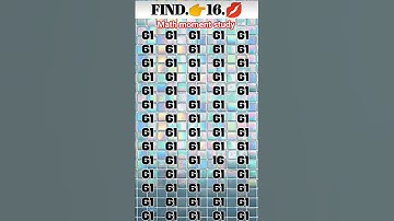 Find 👉 16 odd number puzzle 🧩 iq test math reasoning questions #iq #mathematicspuzzles
