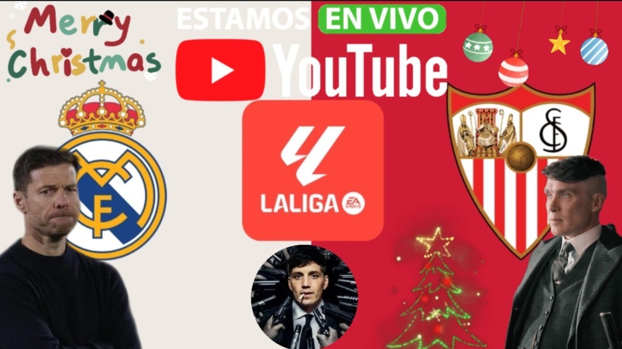 Retransmision Real Madrid vs Sevilla jornada 17 de la liga - YouTube