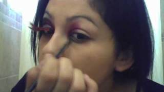 Halloween tutorial: sexy lady bug makeup/sexy devil makeup
