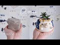 ASMR Ceramic Hedgehog Planter Making of Process | Studio Vlog | Making of Ceramic | ASMR Ceramic