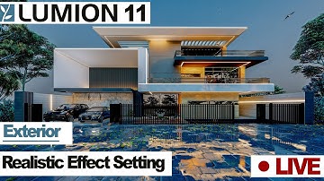 LUMION 11 TUTORIAL SERIES #1 MODERN HOUSE #3d #house #lumion #lumion11