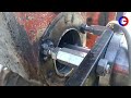 Restoration of the handle under the bushings and elimination of the ellipse on the Hitachi excavator