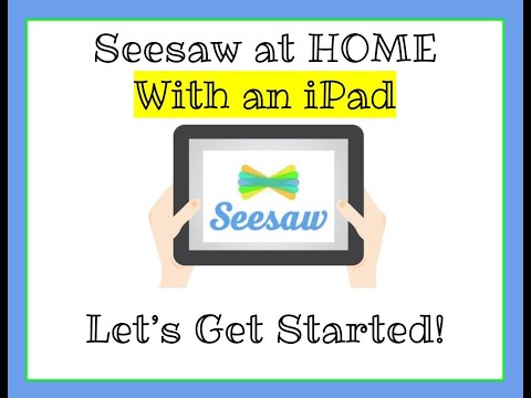 Seesaw Login with an iPad