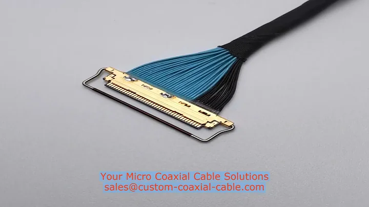 micro coax connector for ADAS camera lead time lvds cable impedance JAE FI-X LVDS micro-coax assembl