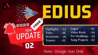 Edius Update 02 | | 2022 Edius Wedding Project Dongle Data | Mantra Adcom | Video Styler screenshot 4