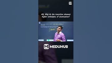 Why do the Transaction element higher enthalpies of Atomisation?