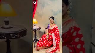 Debadrita Basu | Red saree | New Short video ❤?❤