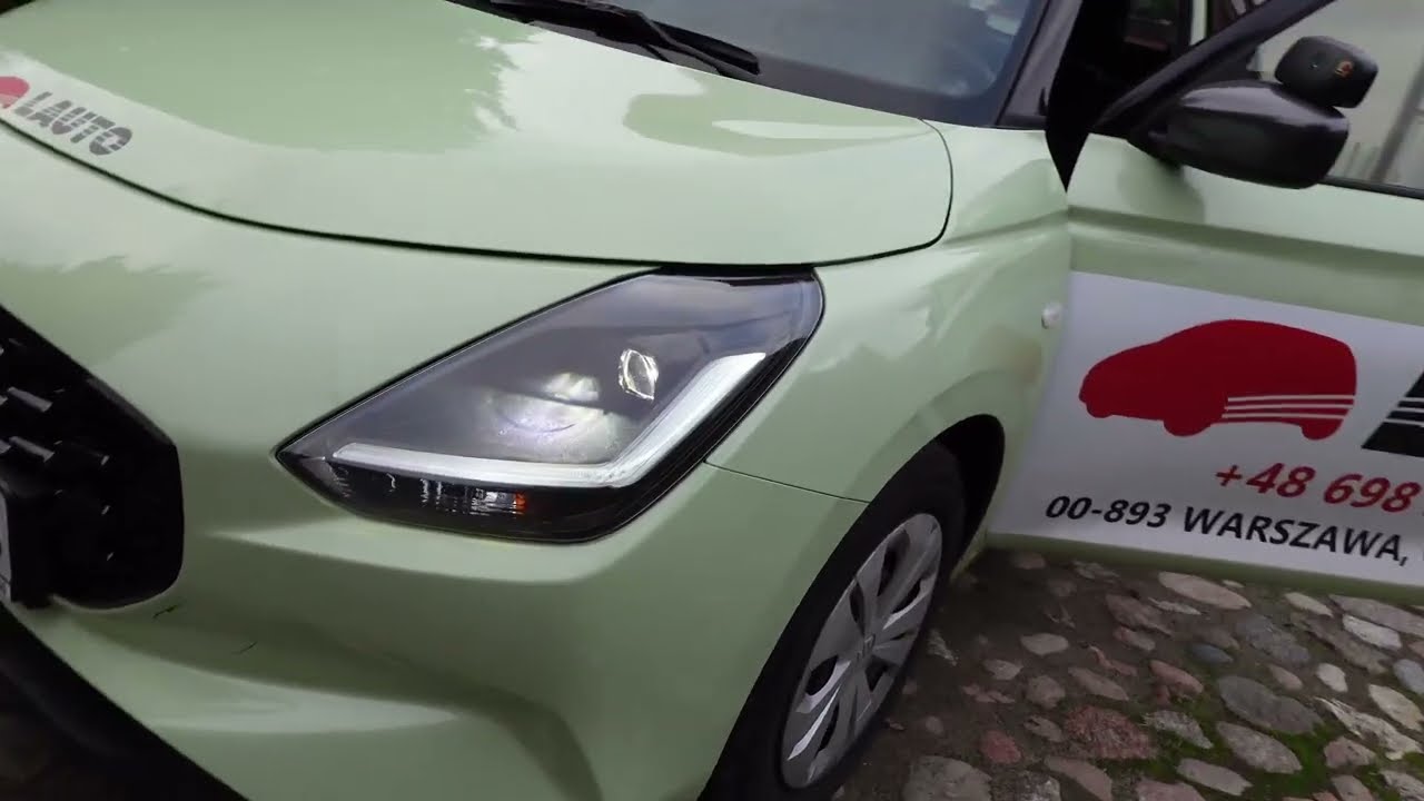 Suzuki Swift sprawdzenie świateł. Podstawowe elementy związane z bezpieczeństwem.