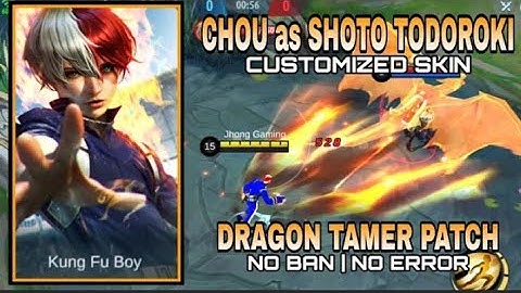 Chou As Shoto Todoroki Customize Skin Work100%
