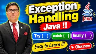 Exception Handling in Java 🔥 | Try, Catch & Finally in Java in Hindi | Easy Explanation|GABS CLASSES